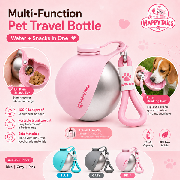 HAPPYTAILS Travel Bottle